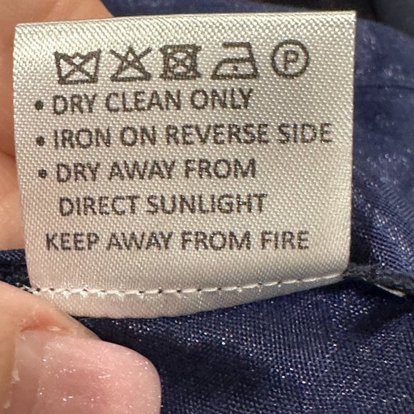 Indya Jumpsuit SS Boho Gypsy Ruffle Tier Legs Navy Metallic Floral Bollywood 2XL - Picture 11 of 11